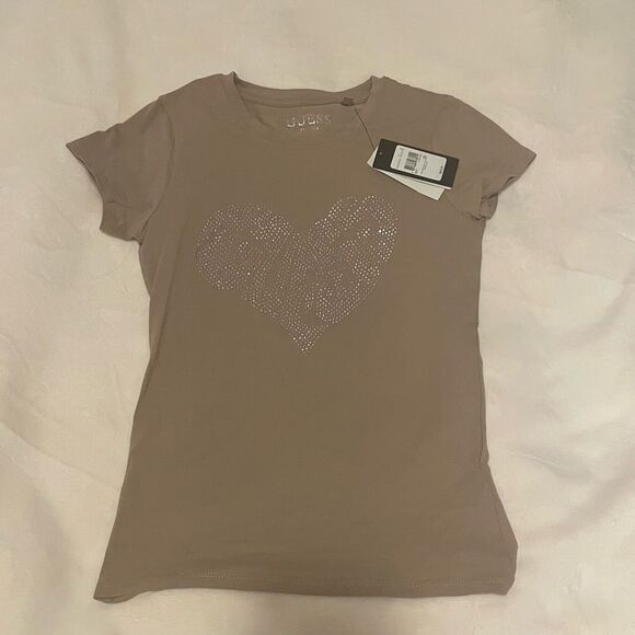 NWT Guess Bling T-Shirt (Tan) - Picture 3 of 3